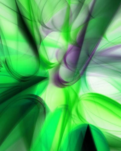 Abstract representation of active morning energy and movement