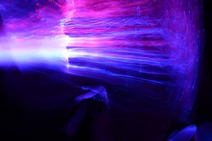 Inspiration and creativity neon light effect